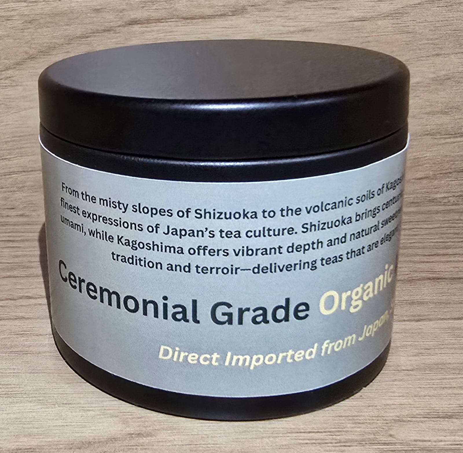 Matcha powder Direct from Japan Shizuoka & Kagoshima (Shizuka Organic Ceremonial Grade)